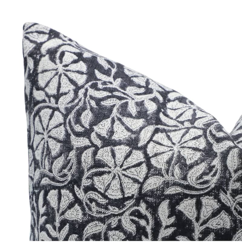 Fabdivine Linen Square Block print pillow Cover