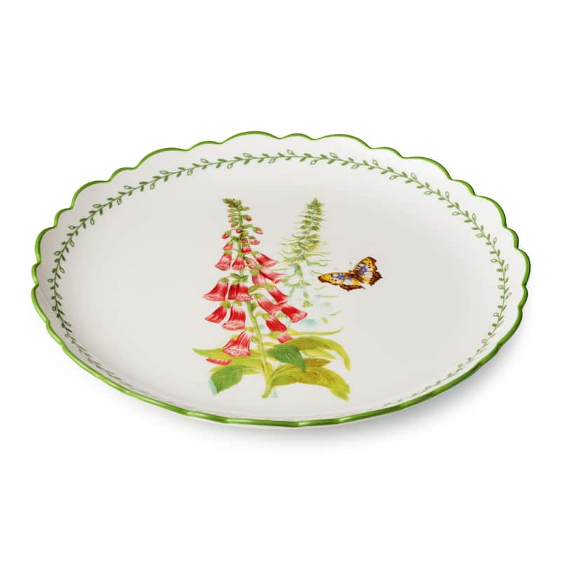 Certified International Mirabella 12.5" Round Platter - 12.50"L x 12.50"W x 1.25"H