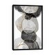 preview thumbnail 1 of 10, iCanvas "Conglomerate II" by PI Studio Framed Canvas Print Black - 40x26