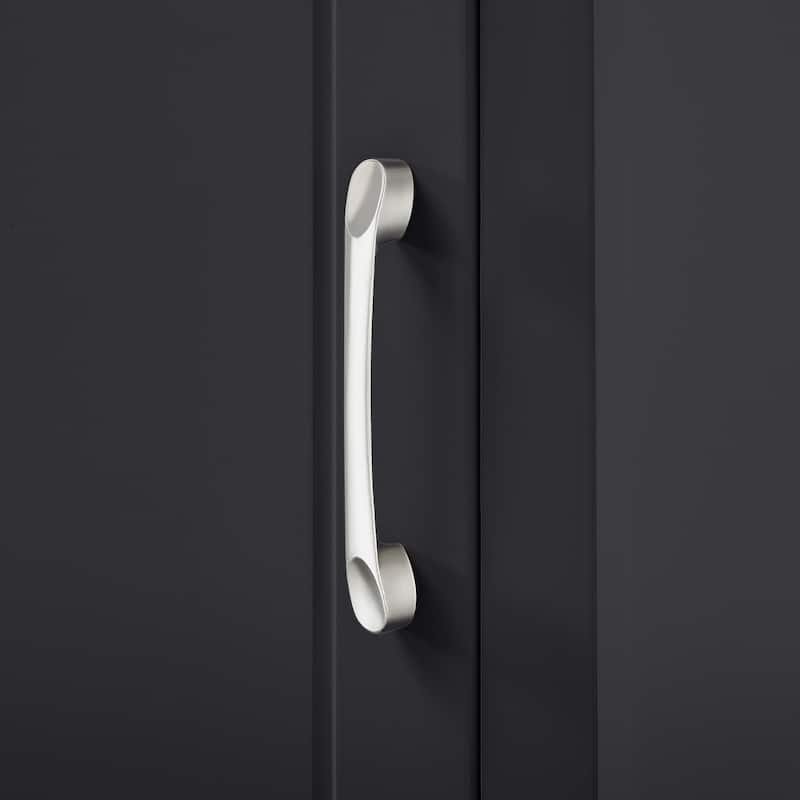 Roomfitters 63" Tall Bathroom Storage Cabinet, Freestanding Linen Tower with Door-Mounted Shelves and Drawer, Black