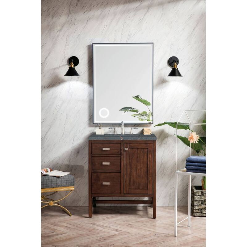 James Martin Vanities E444-V30-3PBL Addison 30" Single Basin Wood
