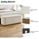 preview thumbnail 17 of 27, NPD Furniture Clinton Chenille Storage Bench