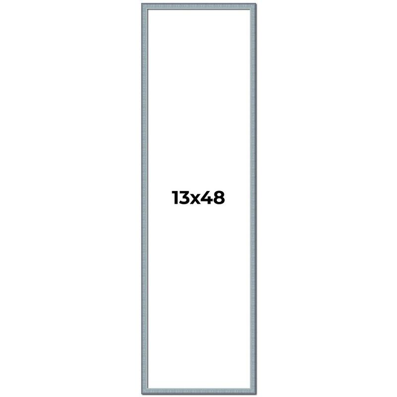 13x48 Frame Rustic Sky Blue Solid Wood Picture Frame | 0.75 Inch