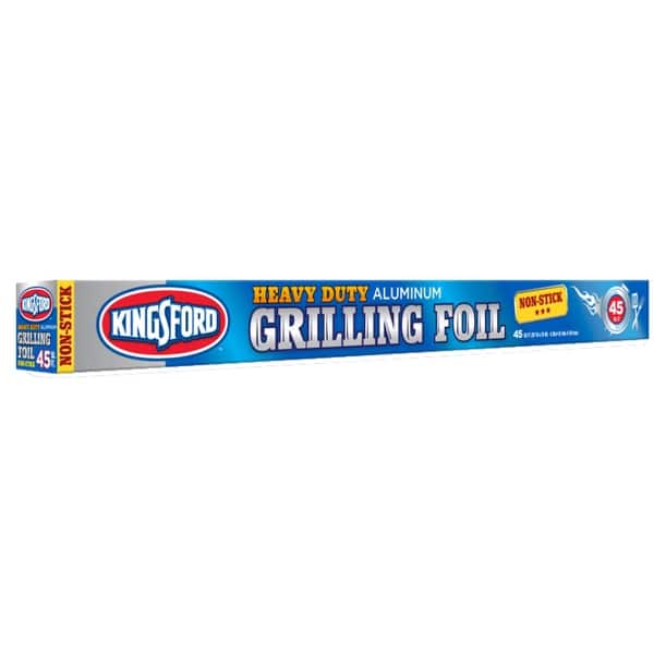 Kingsford Grilling Foil, Aluminum, Non-Stick, Heavy Duty