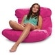 preview thumbnail 76 of 89, Bean Bag Chair for Kids, Teens and Adults, Comfy Chairs for your Room Laguna Lounger - Pink