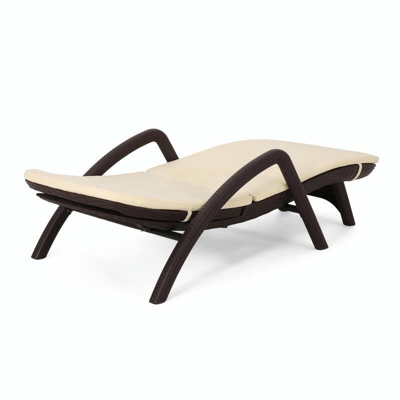 rgonomic Outdoor Chair with Wicker Texture - Durable, Comfortable Cushion, Stable Design