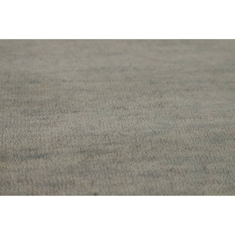 Hand Knotted Oriental 100% Wool Carpet Tribal Animal Pictorial Greys & Charcoal Gabbeh Area Rug - 5' 9'' X 4' 1''