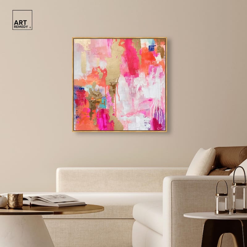 Exuberant Hues III Canvas by Art Remedy