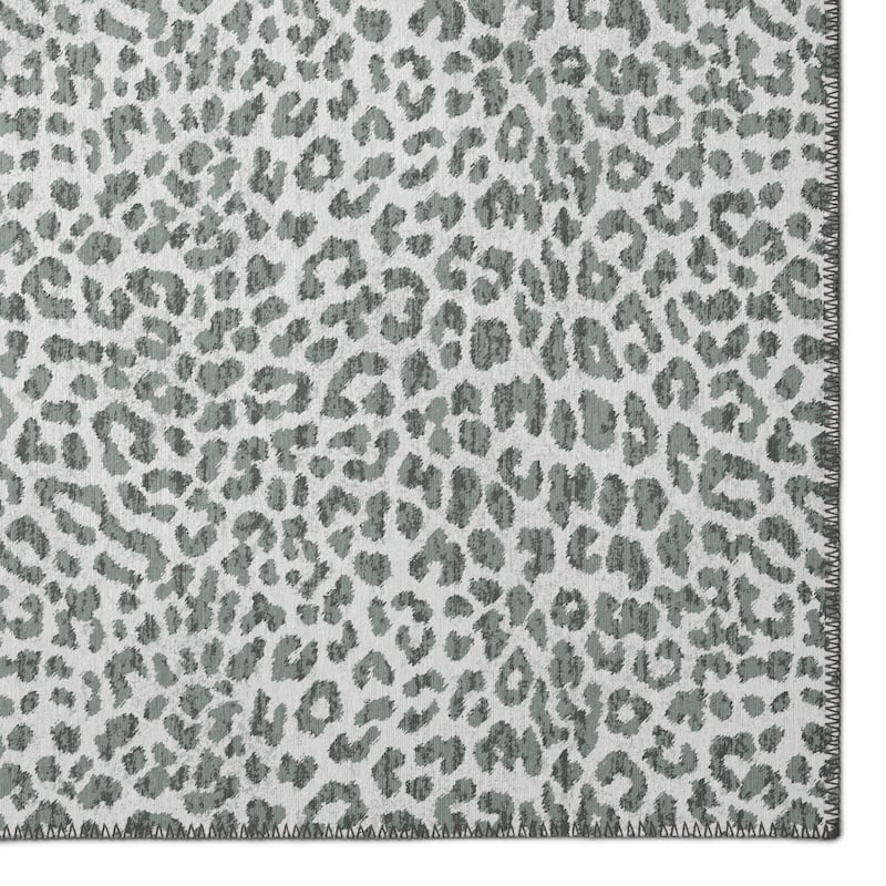 Addison Indoor/ Outdoor Safari Leopard Animal Print Washable Area Rug