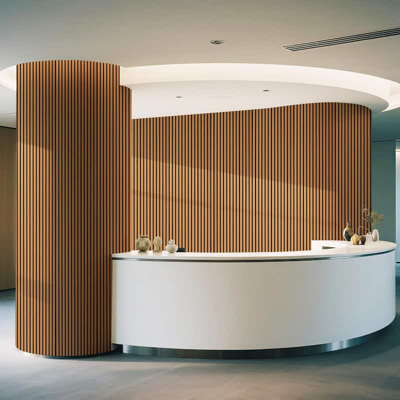 Art3d Flex Acoustic 3D Wall Panel 95.3"x23.8" Teak