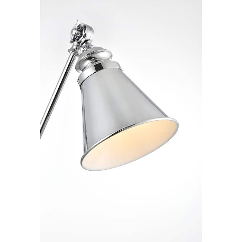 Vien 1 Light Black Swing Arm Plug In Wall Sconce