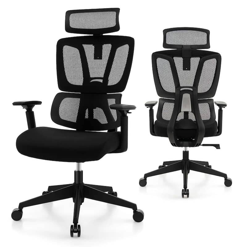 Costway Ergonomic Office Chair Adjustable Desk Chair Breathable Mesh - See Details
