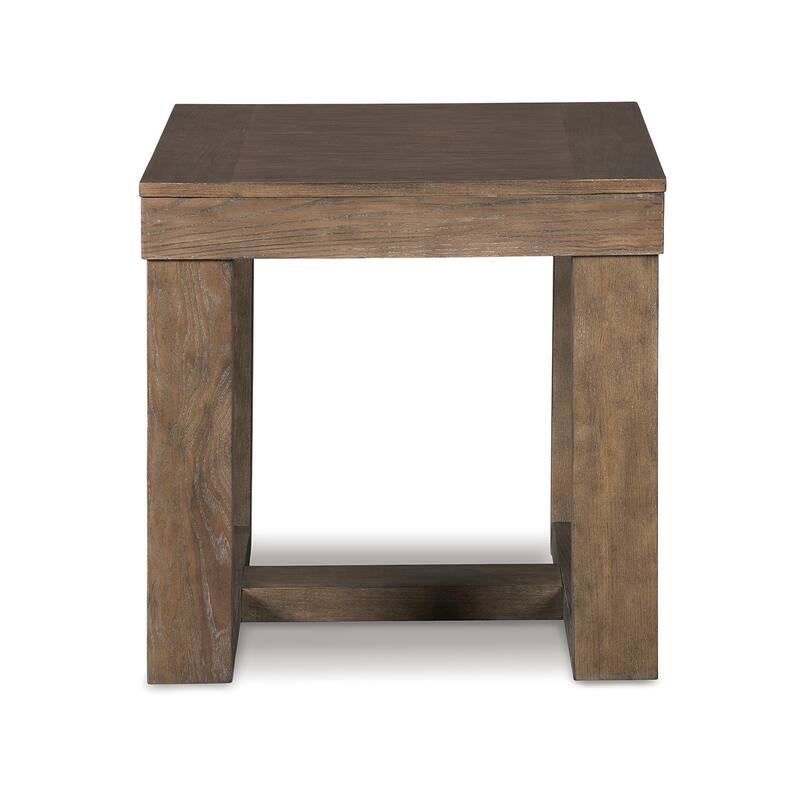 Cariton Gray Square End Table