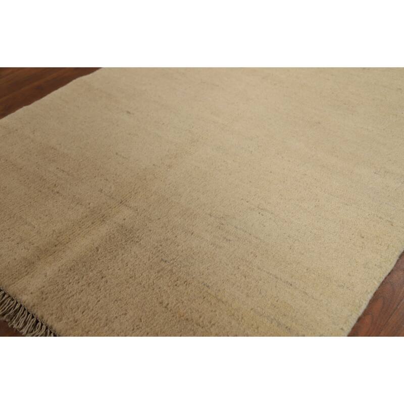 Oriental Gabbeh Foyer Rug Hand-Knotted Contemporary Wool Carpet - 2'8"x 4'11"