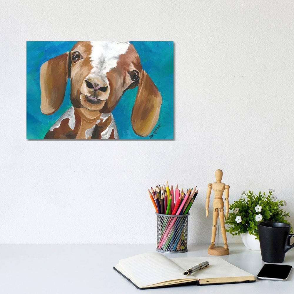 iCanvas "Goat Millie" by Hippie Hound Studios Canvas Print