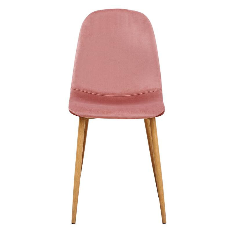 HomyLin Dining Chair Set of 4 Upholstered Fabric Low Back Armless