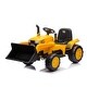preview thumbnail 9 of 18, Electric 12V Ride-On Tractor with Front Loader, Remote Control, Bright Headlights, and Digging Handle for Kids Ages 3-6