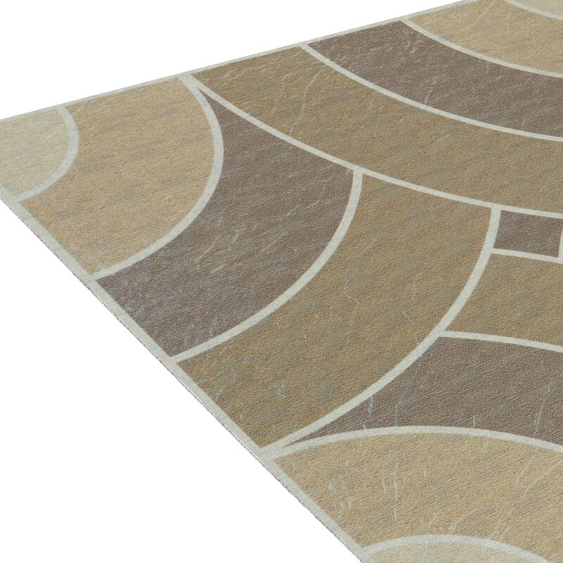 Retro Self Adhesive Vinyl Floor Tile - Swirl - 20 Tiles/20 sq. ft.