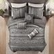 preview thumbnail 29 of 38, Madison Park Venetian 6 Piece Jacquard Quilt Set with Throw Pillows
