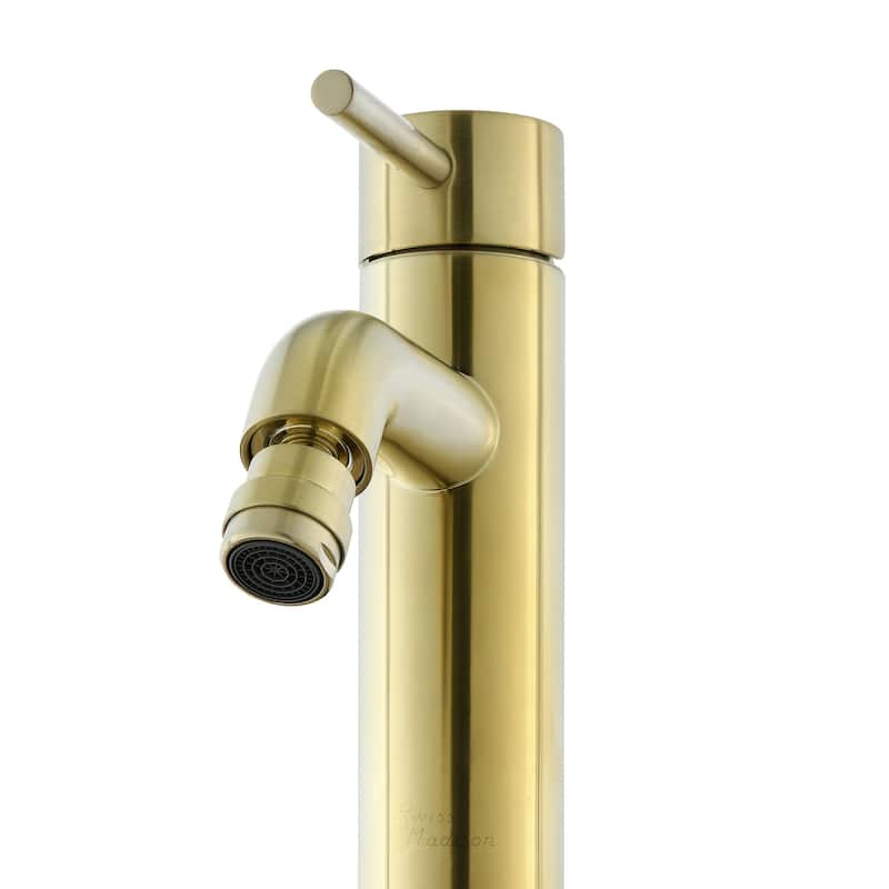 Dieppe Bidet Faucet In Brushed Gold - 17.32" x 12.6" 17.52"
