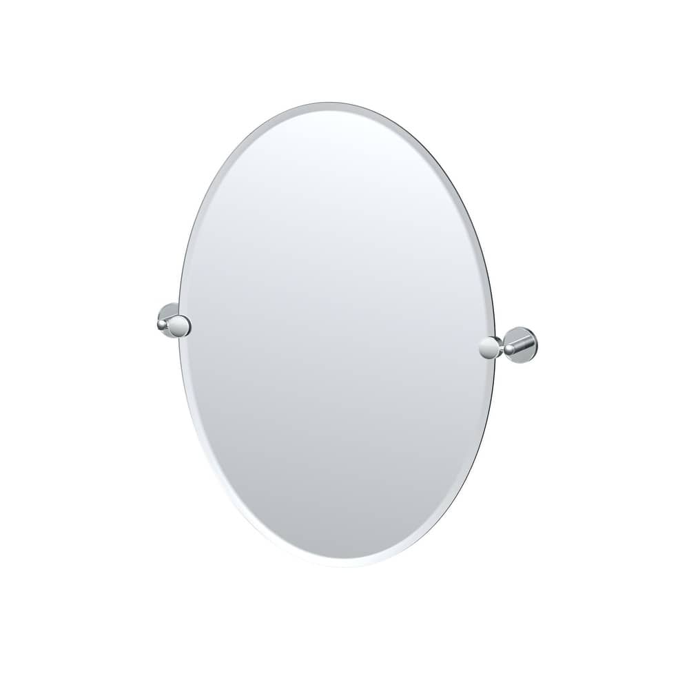 Gatco 5559 Sky 26-1/2" x 22-7/8" Contemporary Oval Frameless Bathroom