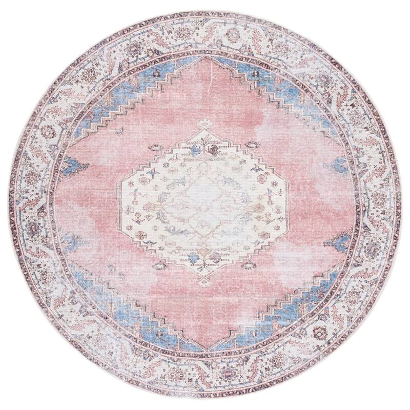 SAFAVIEH Serapi Machine Washable Zilpha Shabby Chic Distressed Rug