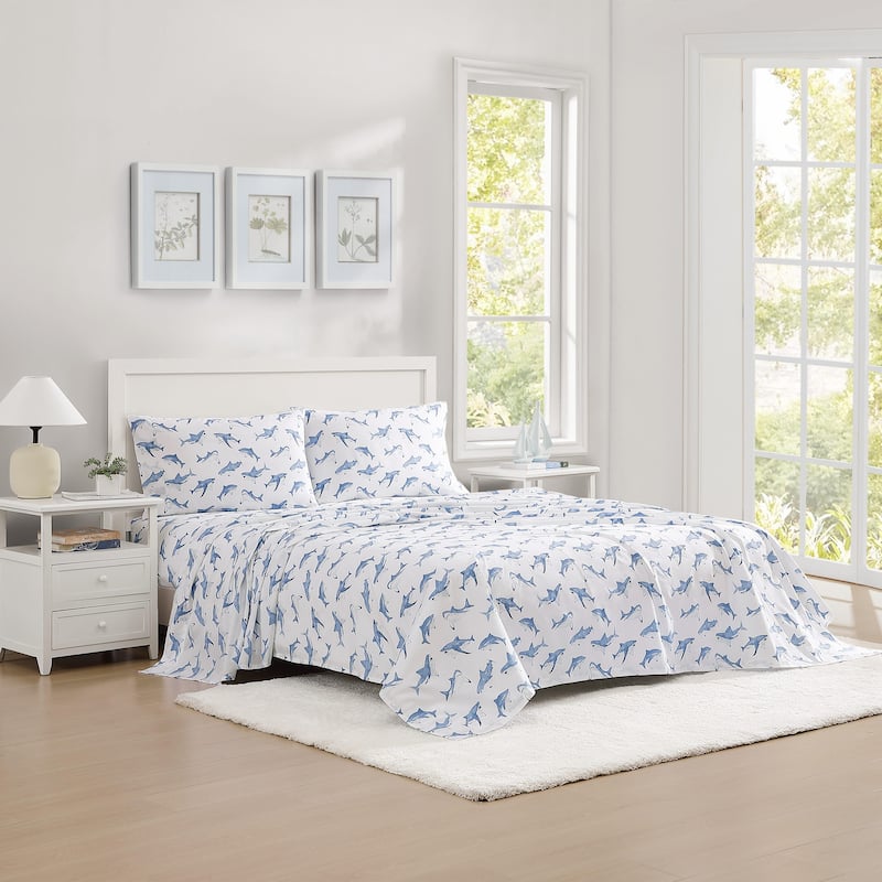 Poppy & Fritz Cotton Percale Printed Bed Sheet Sets