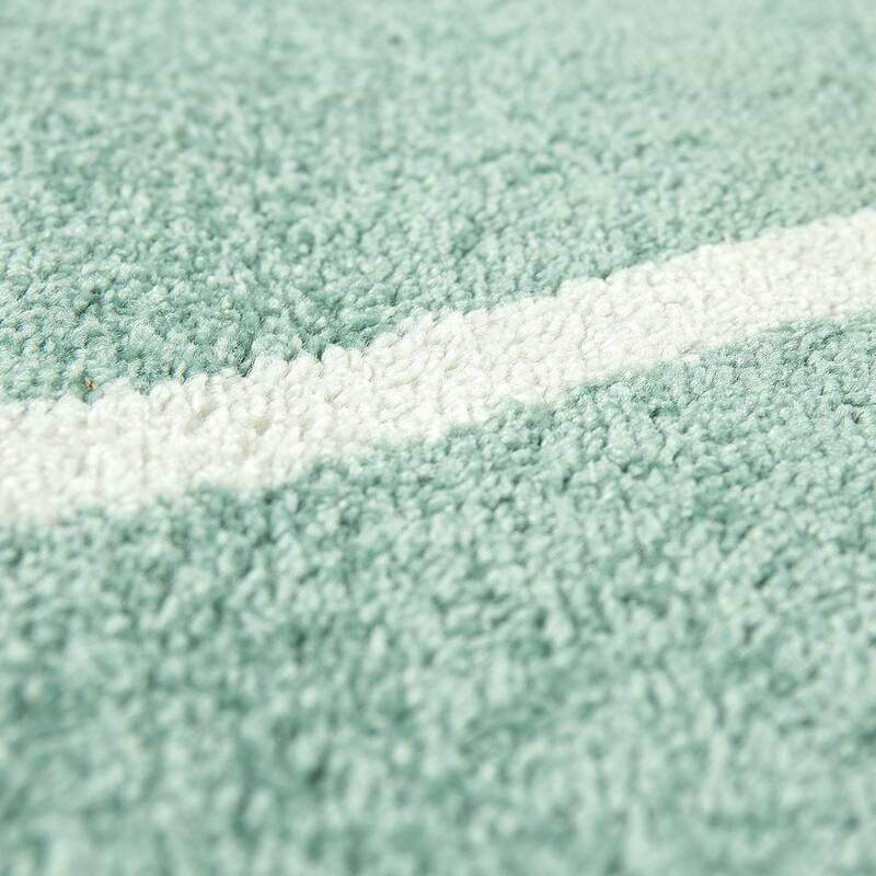 Modern Area Rug for Living Room Geometric Pattern in pastel colors