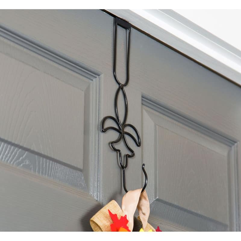 Door Tag Fleur de Lis Over-the-Door Hanger