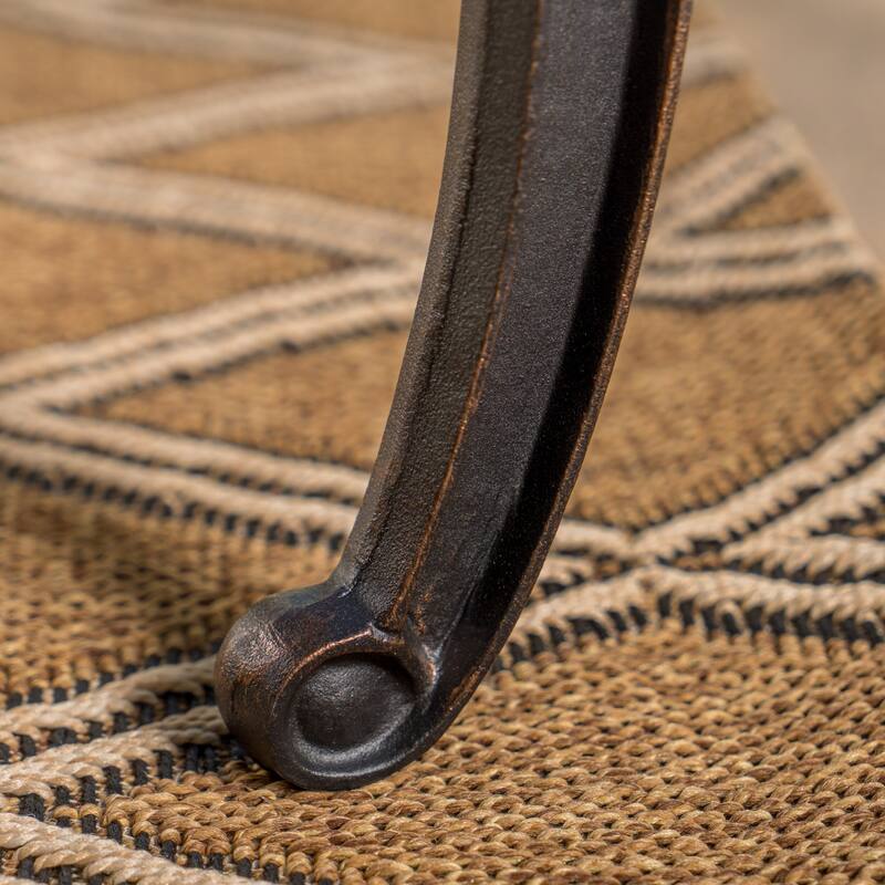 Abigal Outdoor Copper Cast Cast Aluminum Rustic Dining Collection by Christopher Knight Home