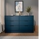 preview thumbnail 3 of 26, Kappesberg New Fresno 3-Piece Bedroom Set, One 6-Drawer Dresser and Two 2-Drawer Nightstands