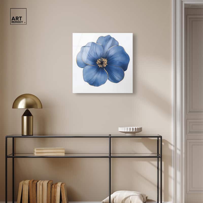 Blue Brilliance II Acrylic by Art Remedy, Ready to Hang