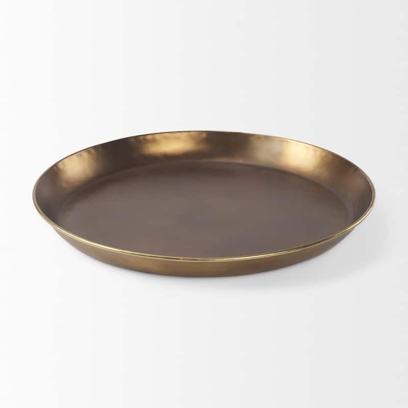Eagan Gold Aluminium Tray (Large)