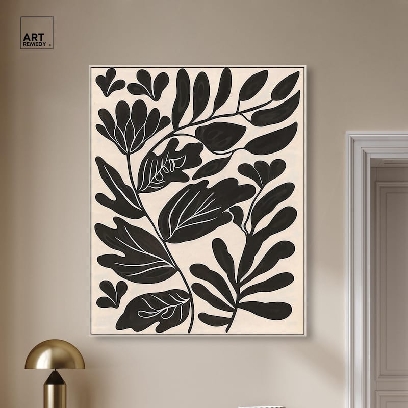 Ebony Eden Essence I Canvas by Art Remedy