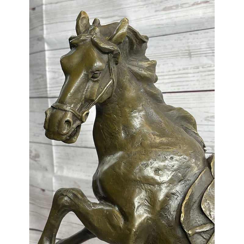 Sergeant Reckless Usmc Marine Corps War Horse Mare Bronze Metal Sculpture Statue