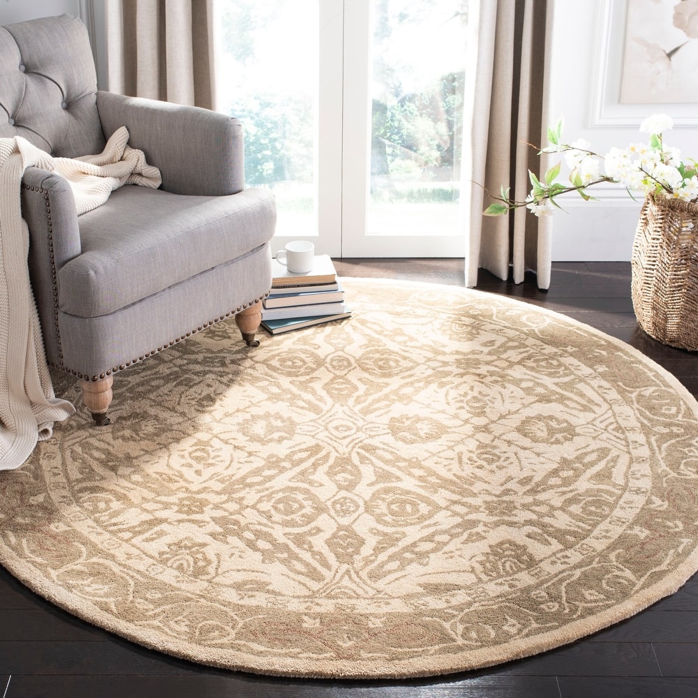 SAFAVIEH Handmade Anatolia Doro Traditional Oriental Hand-spun Wool Rug