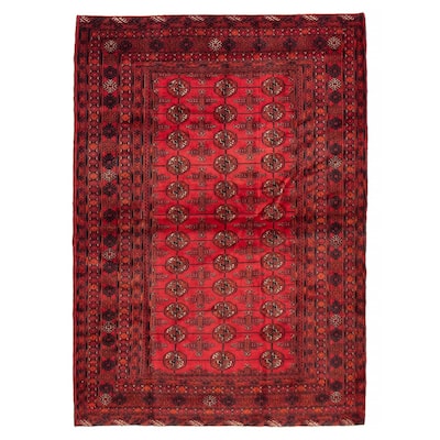 Teimani Red Rug 4'3" x 6'1" - 4'3 x 6'1
