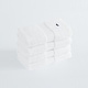 preview thumbnail 14 of 18, Royal Velvet Turkish Cotton Towel - Same Size Set 4 Hand Towels - White
