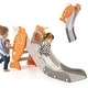 preview thumbnail 1 of 8, Gymax 4-in-1 Toddler Slide w/ Basketball Hoop & Ball Ring Toss Game Orange - Kids