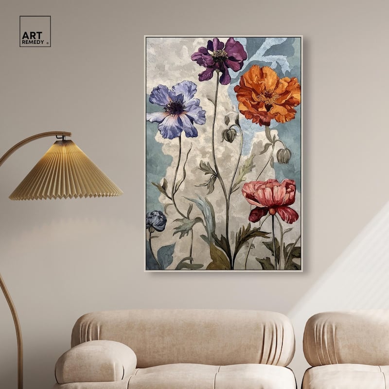 Hued Blossom III Canvas by Art Remedy