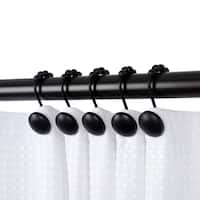 12 Seashell Shower Curtain Hooks Decorative Bath Curtain Ring Ocean Themed  White - Bed Bath & Beyond - 30114913