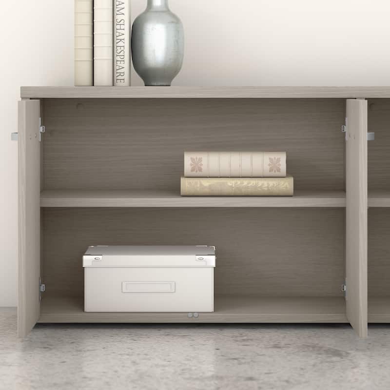 Studio C Low Storage Cabinet with Doors by Bush Business Furniture