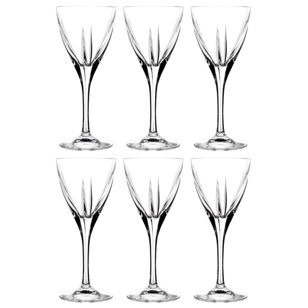 Majestic Gifts Inc. Glass Stemmed Red /White Wine Goblets-7.25oz-Set/6 - 3.25"