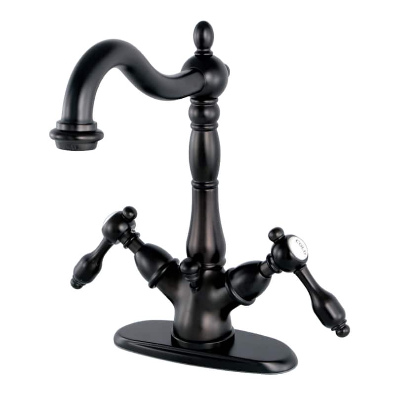 Kingston Brass Tudor 4 in. Centerset Bathroom Faucet