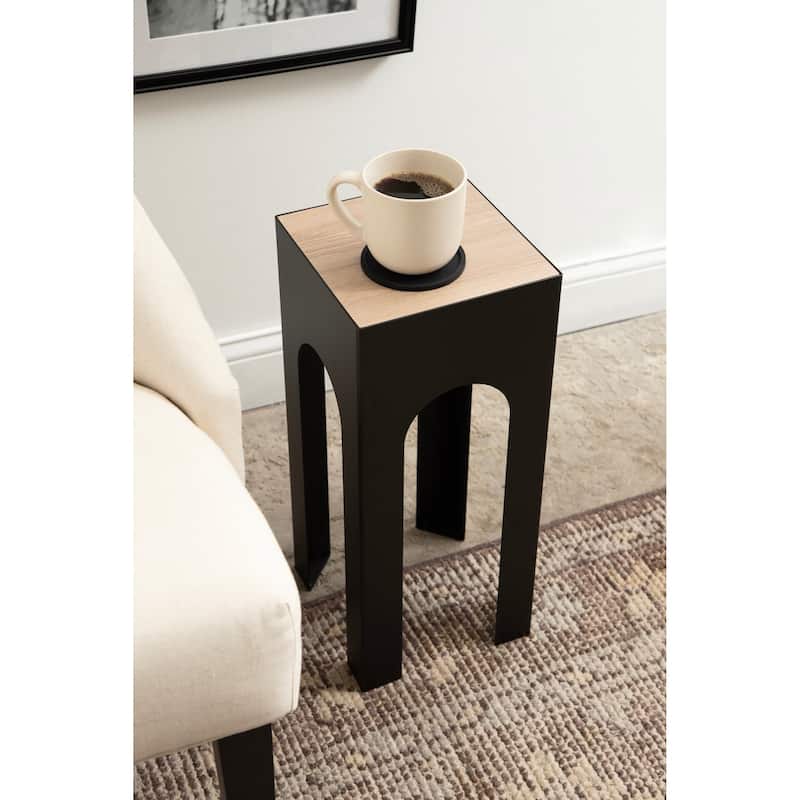 Kate and Laurel Amani Drink Table - 8x8x20