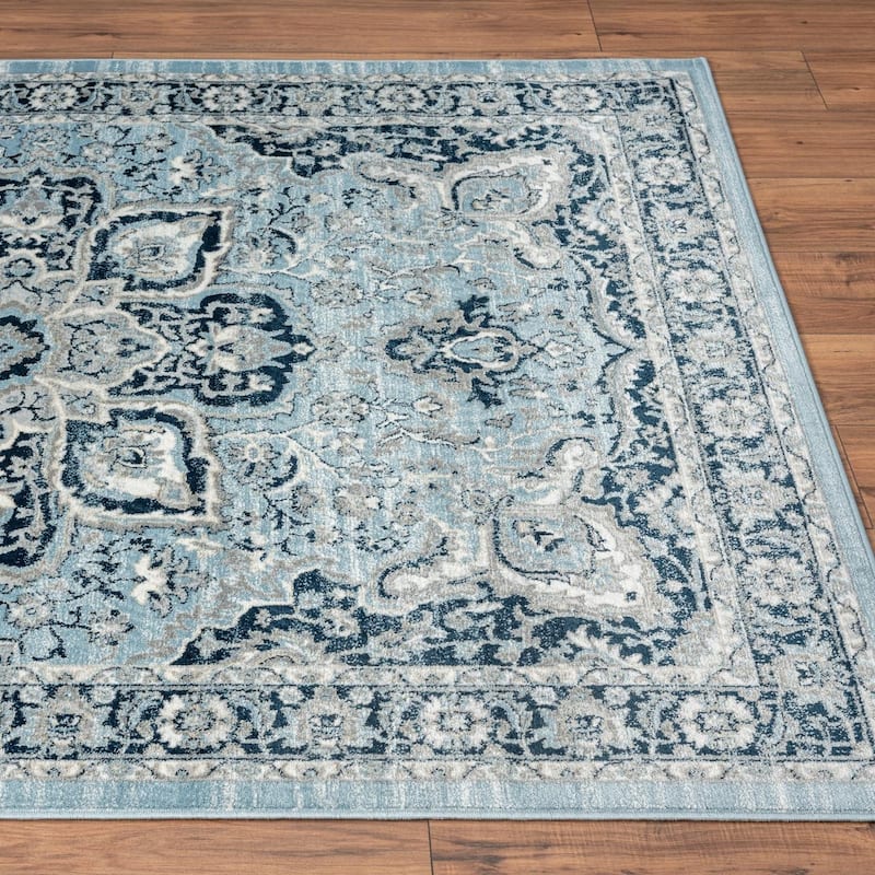 Luxe Weavers Oriental Medallion Floral Area Rug