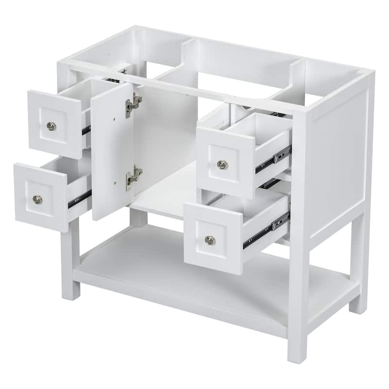 36" Bathroom Vanity Cabinet without Sink