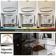 preview thumbnail 25 of 33, Round LED Crystal Chandelier Ring Dimmable Pendant Light Fixture