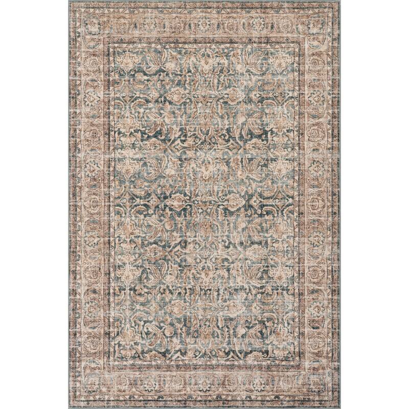 Nuloom Luned Bordered Traditional Washable Area Rug