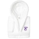 preview thumbnail 62 of 78, Sweet Kids 100% Polyester SUPER PLUSH Double Brushed Hooded Bathrobe with Purple Script Monogram E - Large